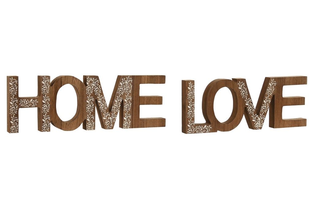 Decoración de MDF Love Home, 2 diseños surtidos