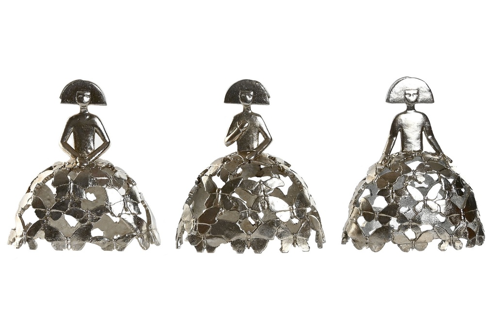 Figura de resina de damas, 3 diseños surtidos