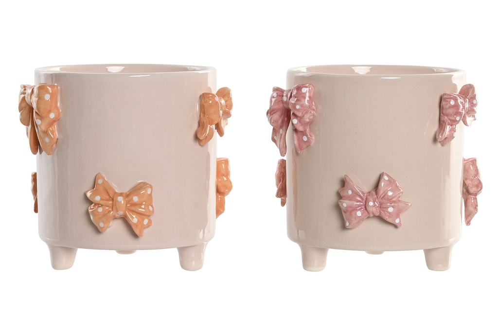 MACETERO CERAMICA 16X16X14 LAZOS 2 SURTI