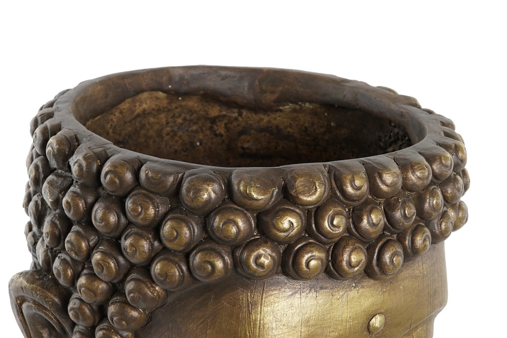 MACETERO FIBRA VIDRIO BUDA ENVEJECIDO