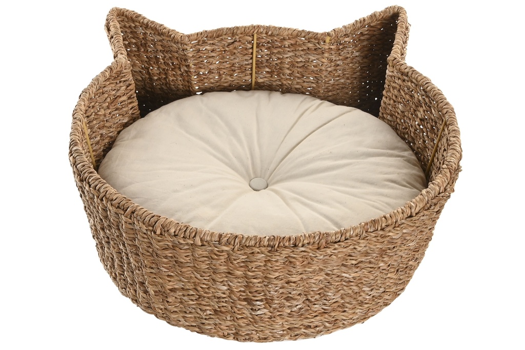 CAMA MASCOTA SEAGRASS 46X46X19 NATURAL