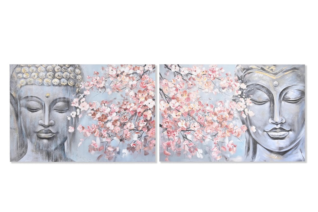 CUADRO LIENZO MDF 120X80 BUDA 2 SURTIDOS