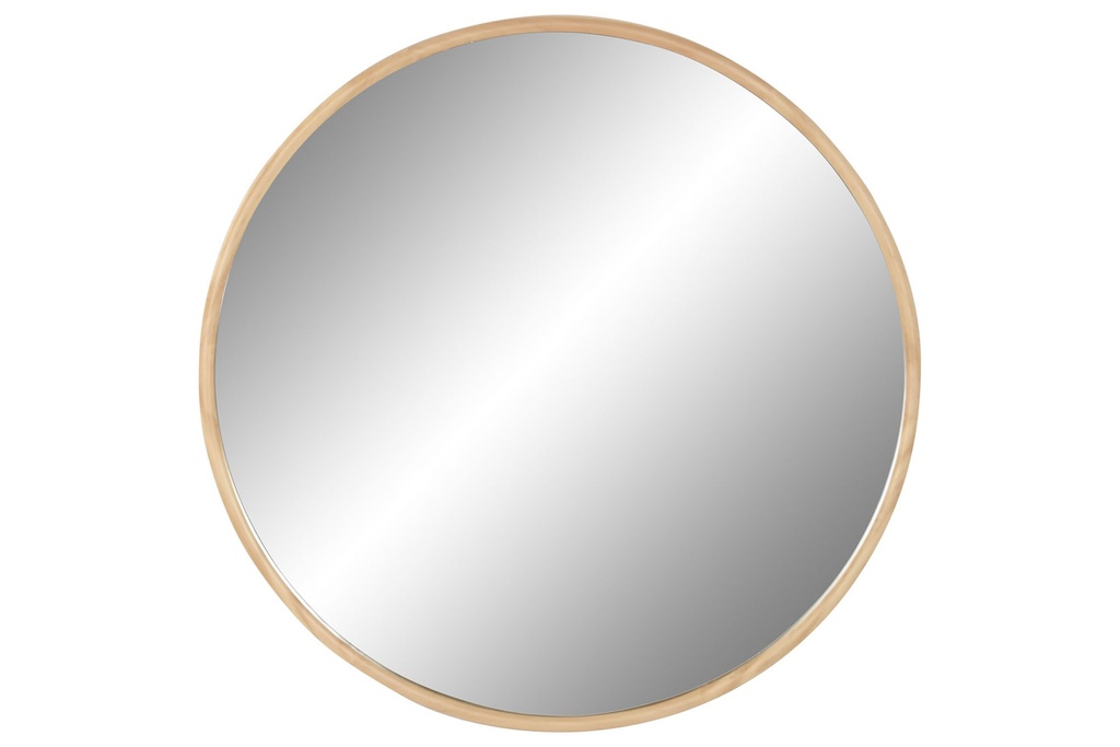 ESPEJO PINO CRISTAL 62X62 CM NATURAL