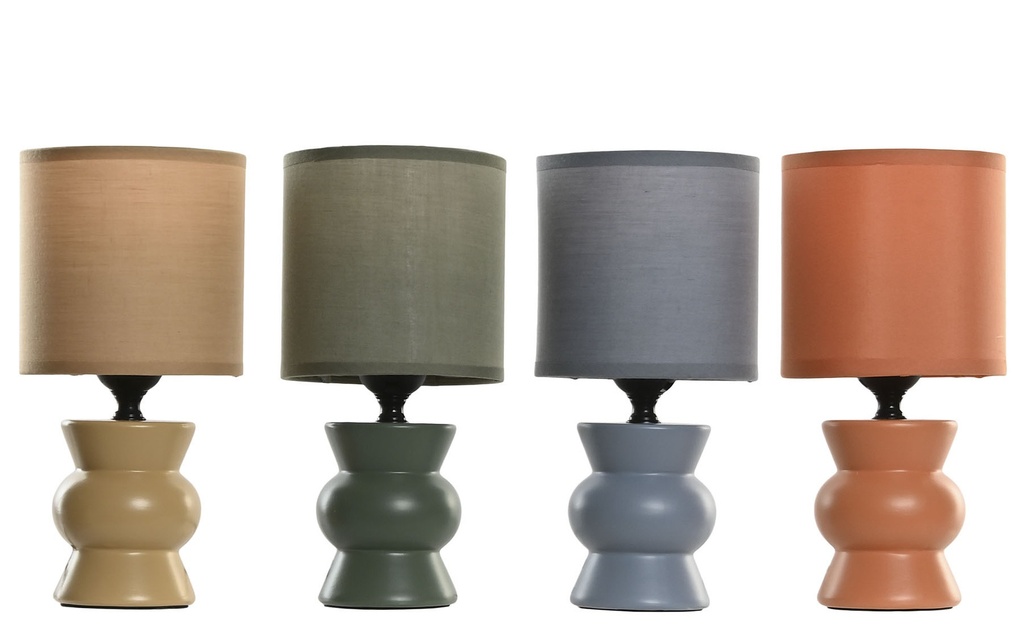 LAMPARA SOBREM.CERAMICA 12X12X25 4 SURTI