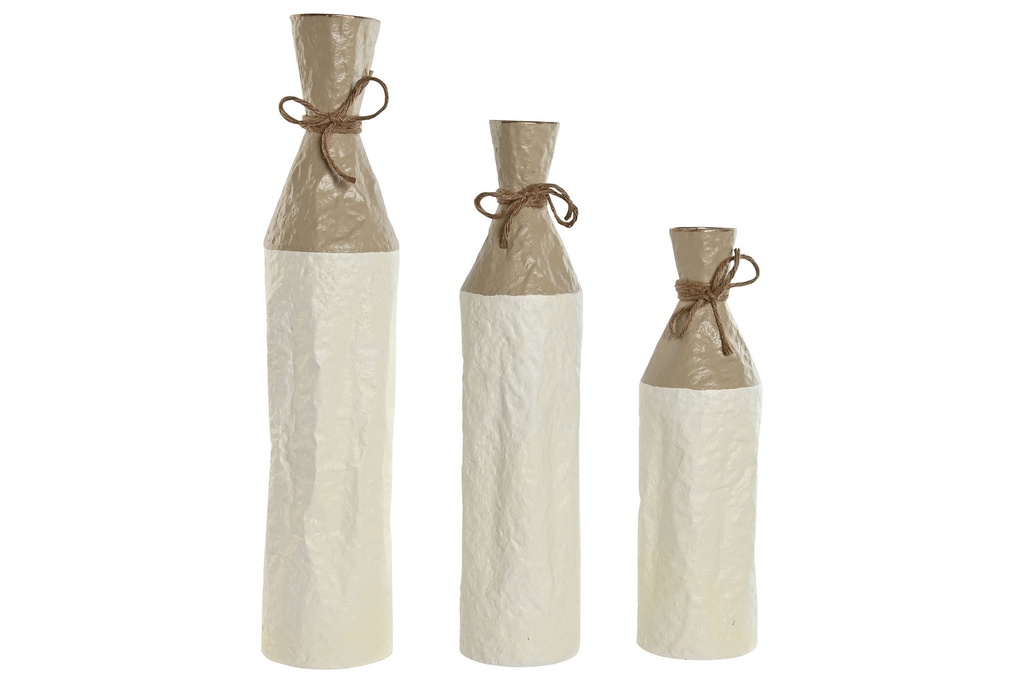 JARRON METAL 14X14X67 RUGOSO GRANDE