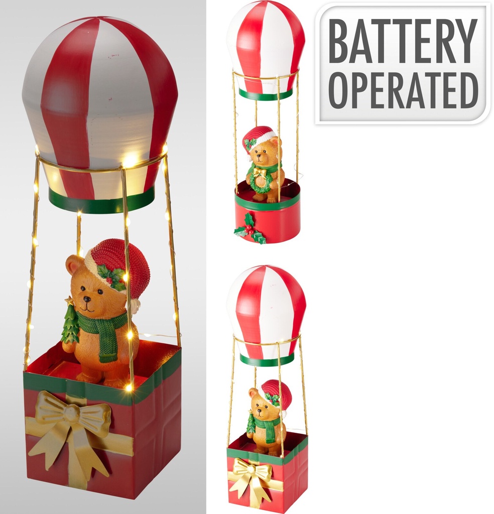 Globo aerostático decorativo