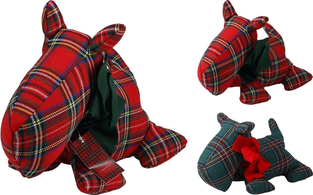 Perro decorativo de Navidad