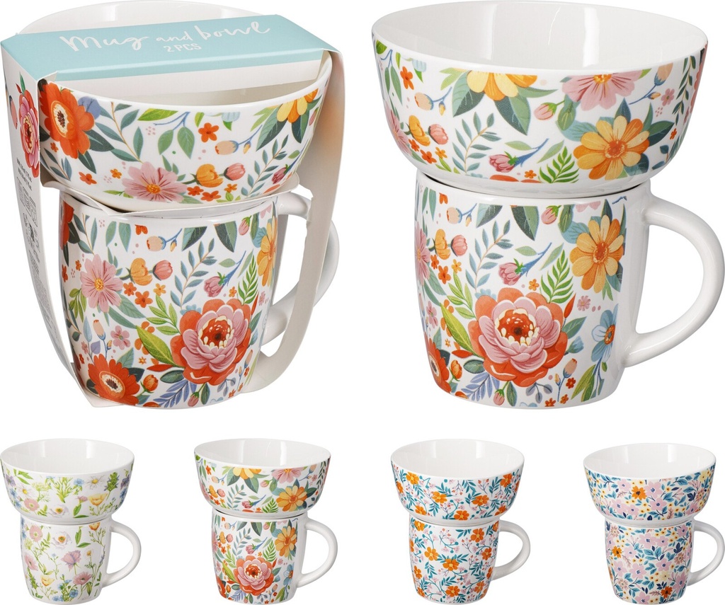 Set de jarrita mug con bolso