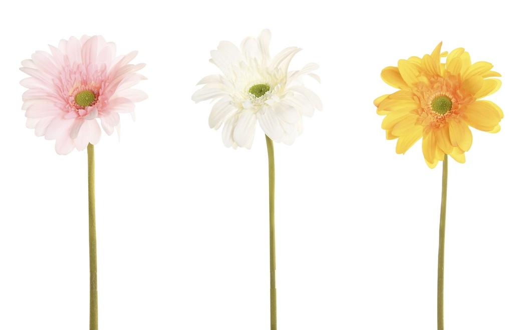 Flor de seda con tacto real, 3 diseños surtidos