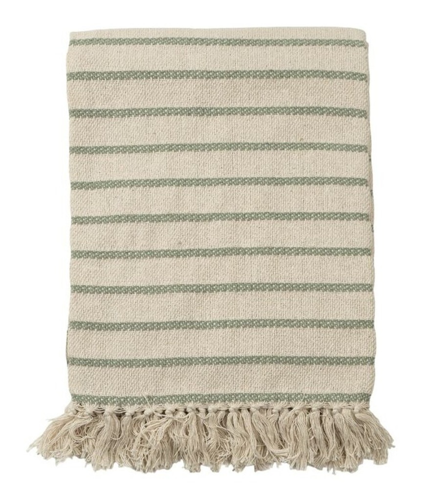 Plaid de algodón, blossom verde