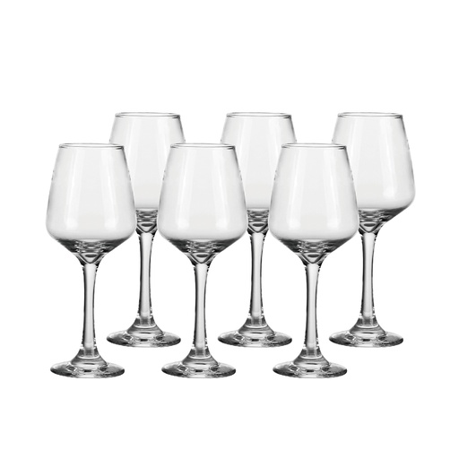 [97843] SET 6 COPAS CRISTAL 360 ML VINO