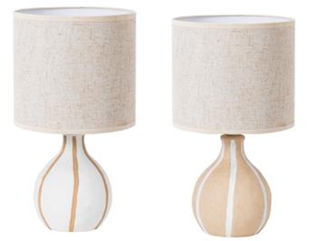 [98354] LAMPARA SOBREM.CERAMICA 18X18X32 2 SURT