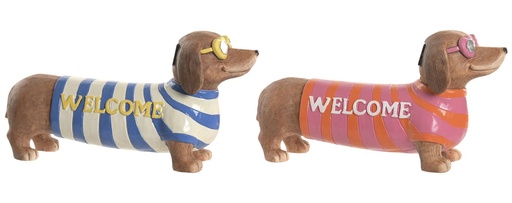 [99859] Figura LED de magnesia con perro, 2 diseños surtidos