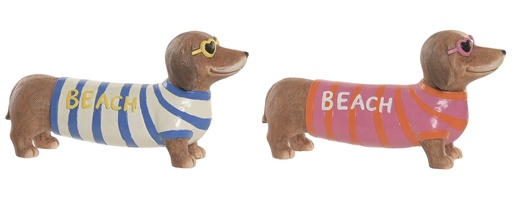 [99860] Figura de magnesia con perro, 2 diseños surtidos