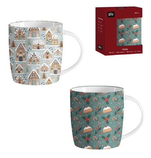 [100950] Mug de Navidad, 2 diseños surtidos
